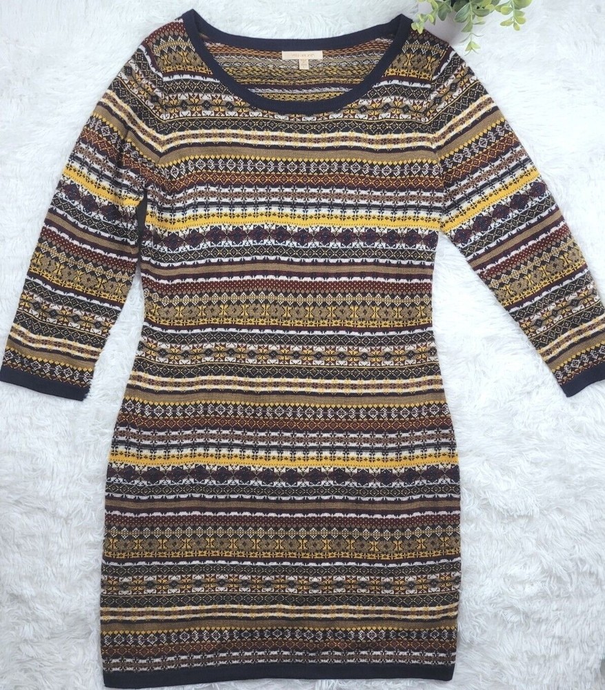 [366]NWOT Skies are Blue Size Hippie Boho Knit Dress